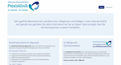 Desktop Screenshot of anaesthesie-bayreuth.de